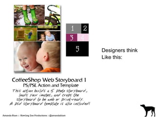 Designers think 
Like this: 
 