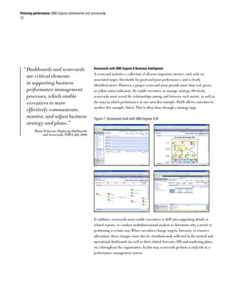 Picture Performance - Dashboards and Scorecards | PDF