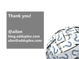 Thank you! @ailonblog.adduplex.comalan@adduplex.com 