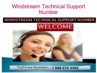 Windstream Technical Support
Number
 