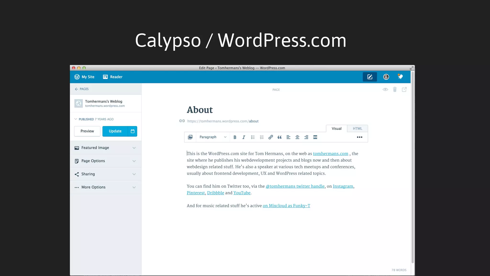 Calypso / WordPress.com
 