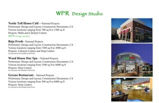 WPR Portfolio | PPT