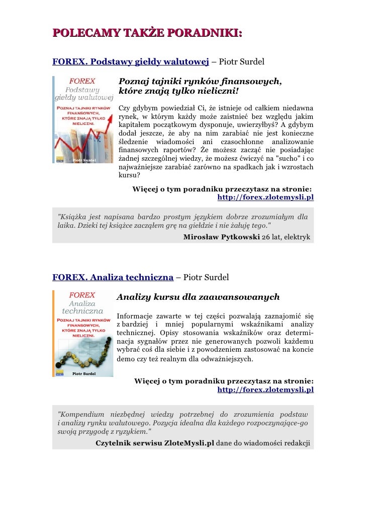 Systemy transakcyjne na forex