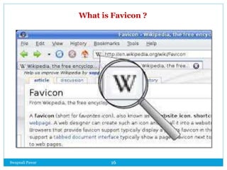 Swapnali Pawar 16
What is Favicon ?
 