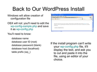 Apache , PHP , MySQL , phpMyAdmin , and more!