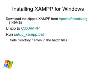 Uses of a Sandbox Running a local copy of WordPress