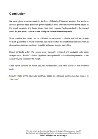 WP Smart Contracts Protocol – Smart Contract Security Audit Report by ...