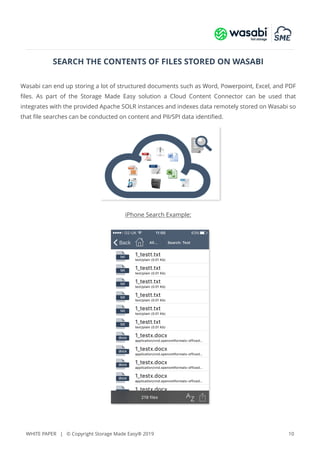 The Enterprise File Fabric for Wasabi | PDF