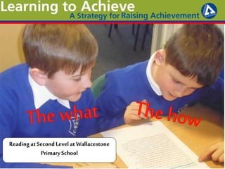 Reading at Second Level at Wallacestone
PrimarySchool
 