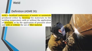 Asme W WPS Qualification in accordance with ASME IX | PPTX