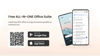 WPS Slides Quick Start Guide - PRIMEIROS PASSOS