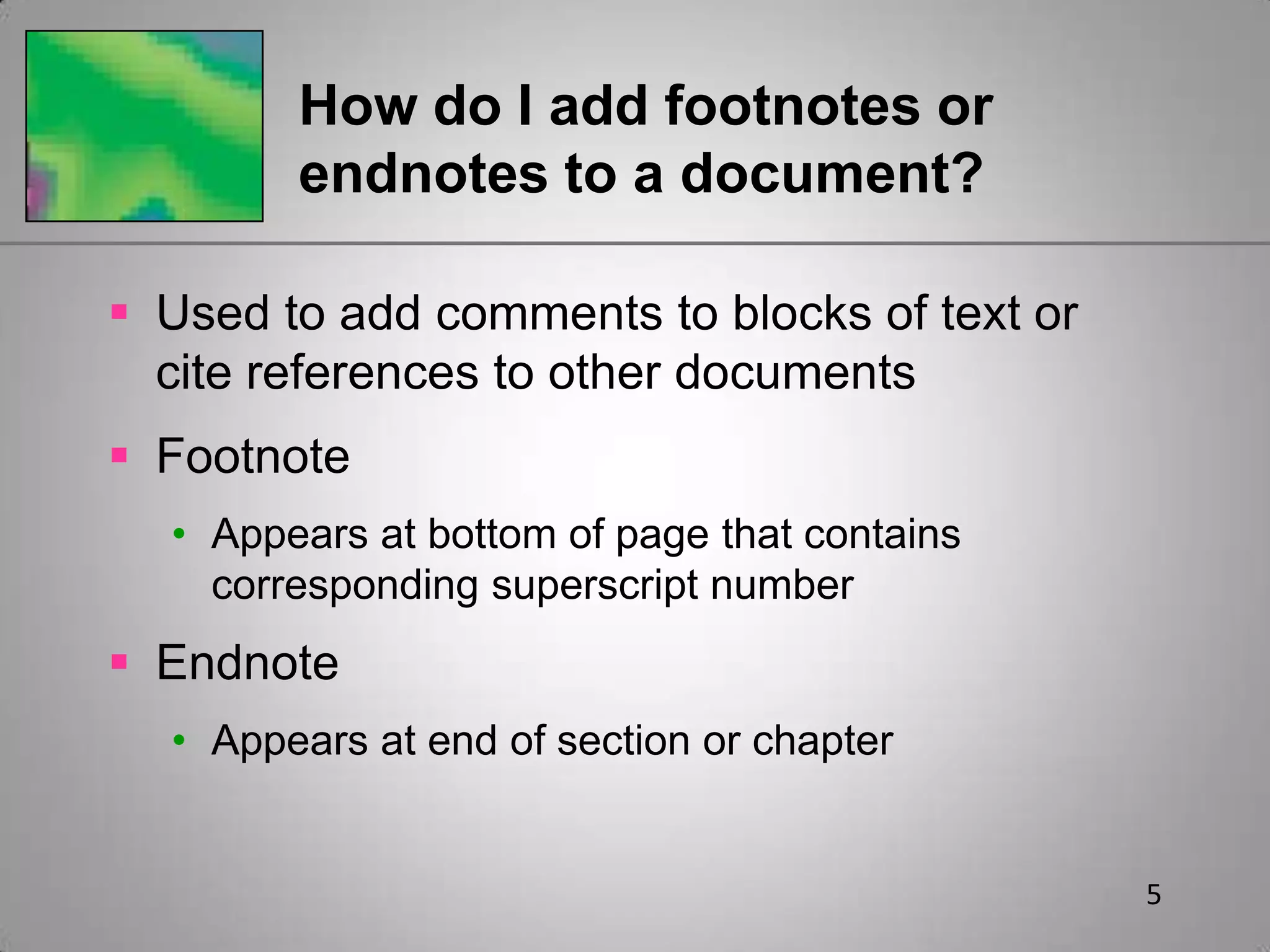 Recognized by many desktop publishing programs and Web authoring tools