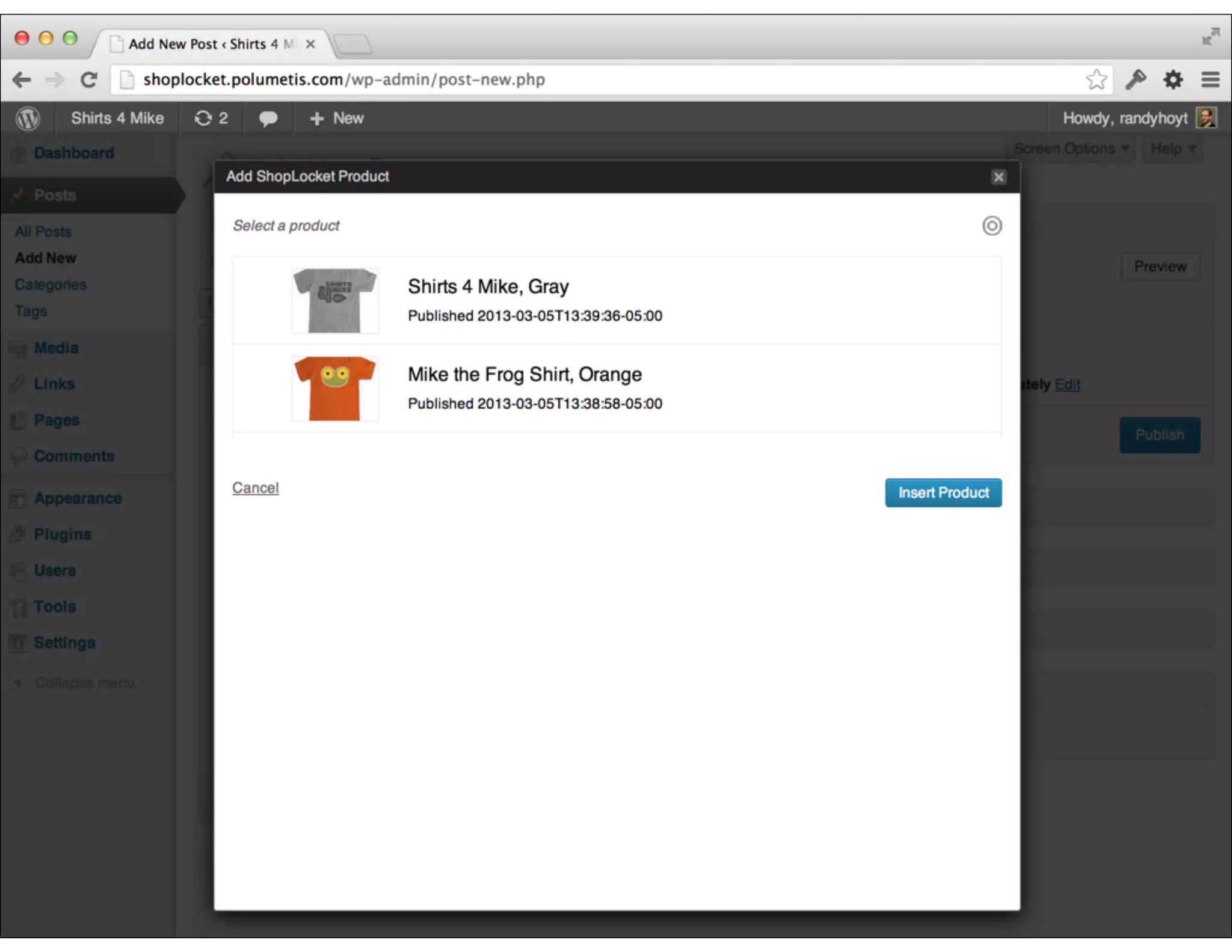 [Screenshot of Product Picker]
 