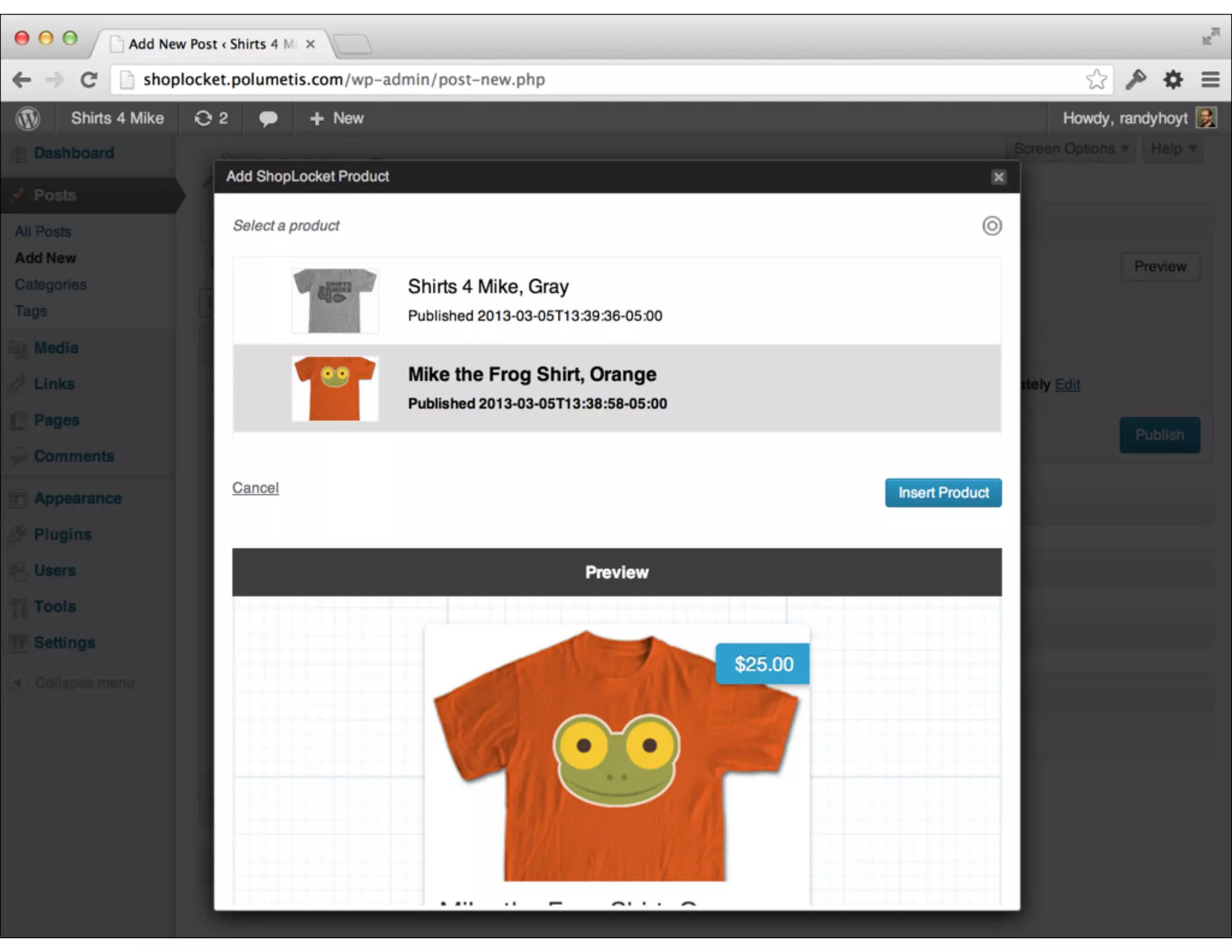 [Screenshot of Product Picker]
 