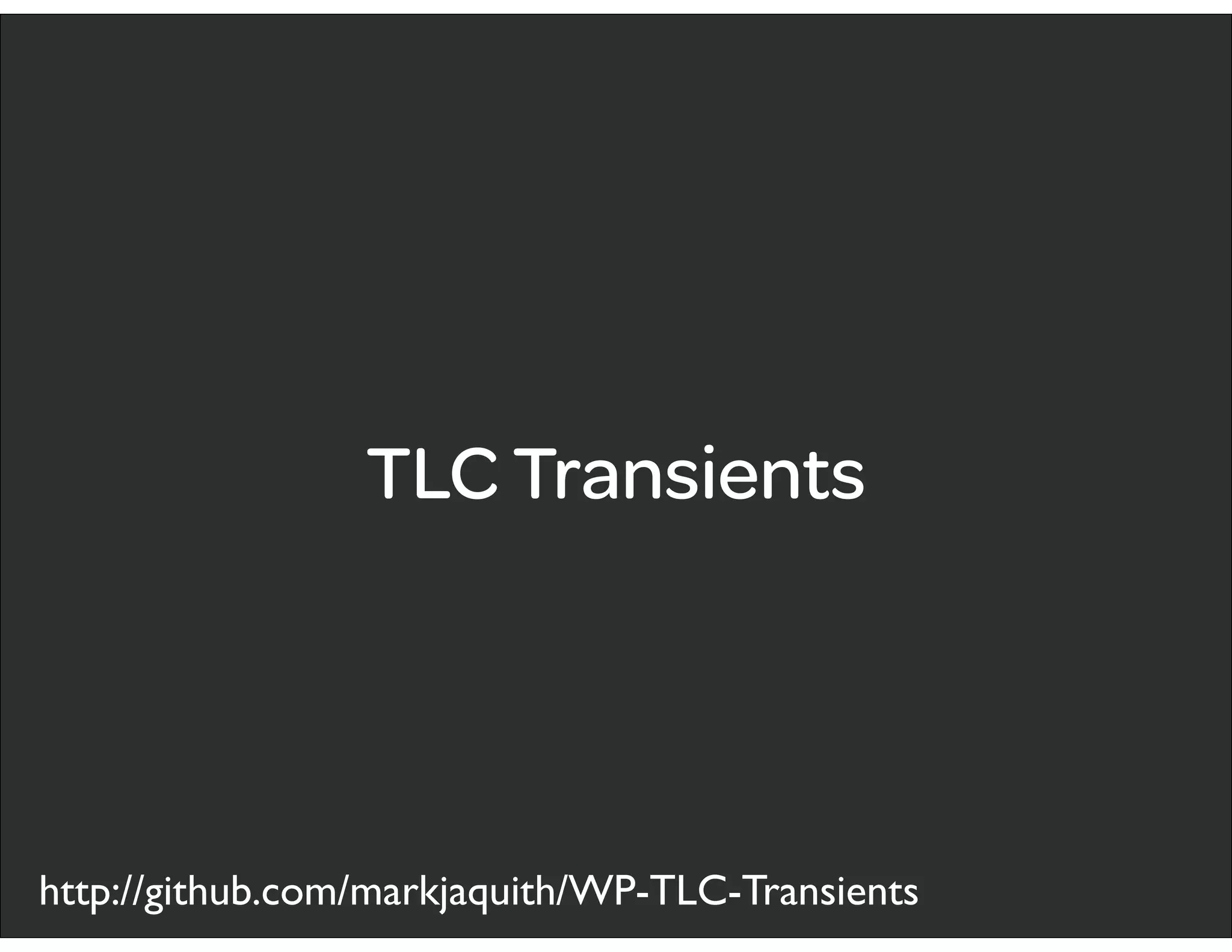 TLC Transients
http://github.com/markjaquith/WP-TLC-Transients
 