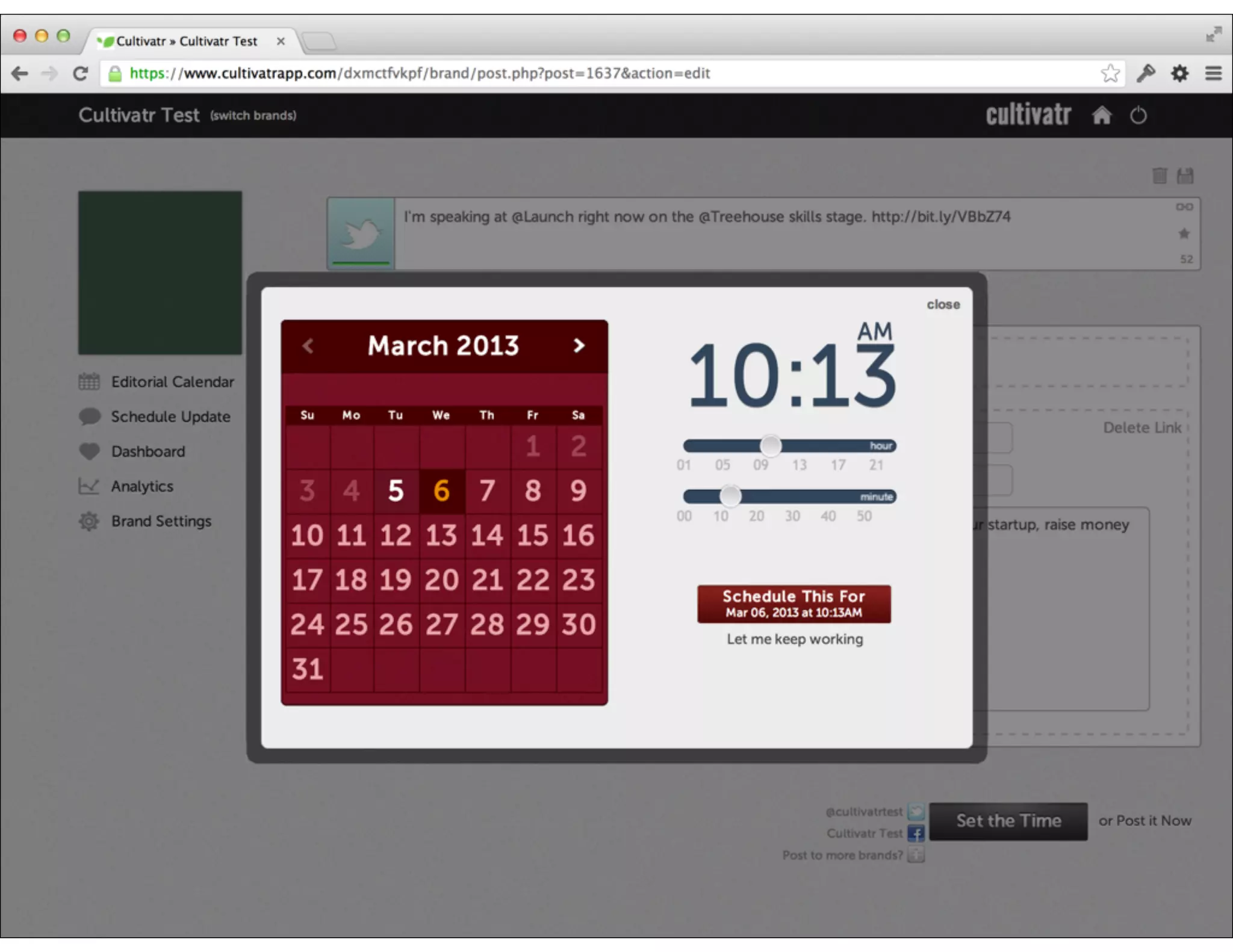 [Screenshot of Date Picker]
 