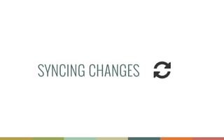 SYNCING CHANGES
 