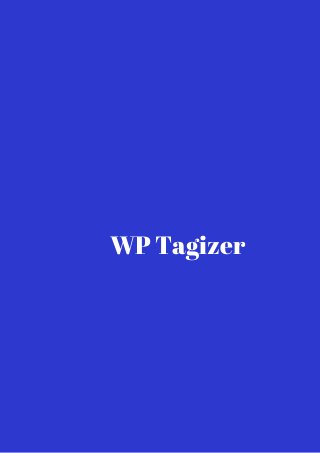 WP Tagizer 
 