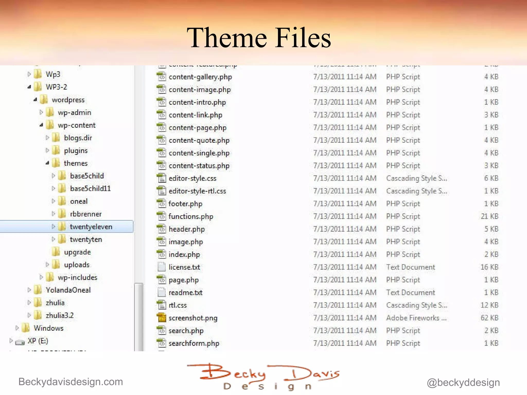 Theme Files 
