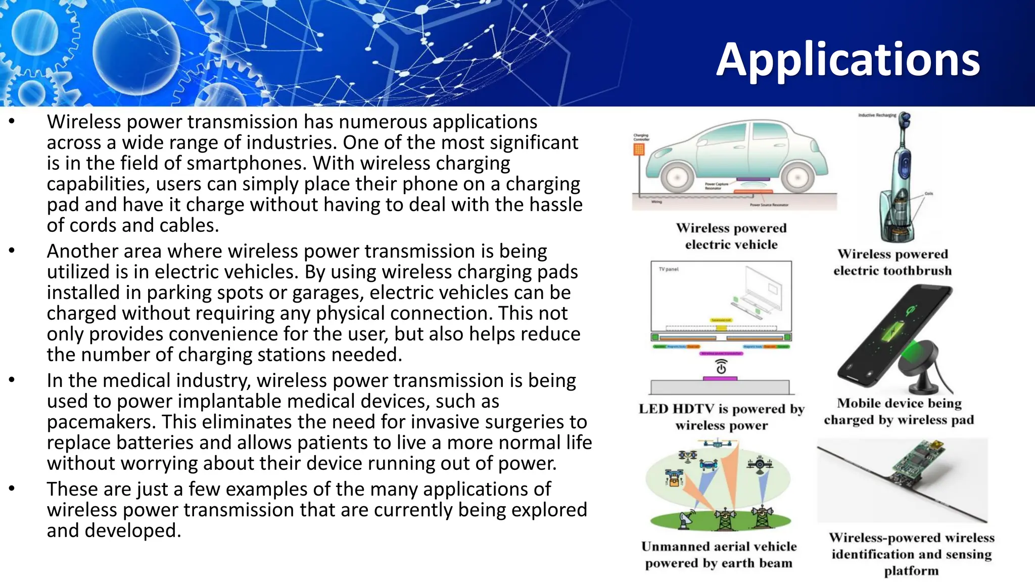 Wireless Power Transmission Methods for project | PPT