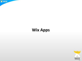 Wix Apps
 