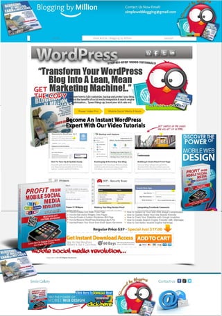 Wordpress Training Video 2013 