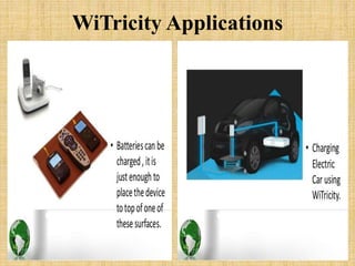 WiTricity Applications
 