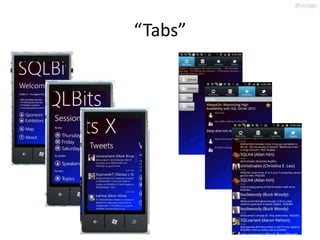 @slodge



“Tabs”
 