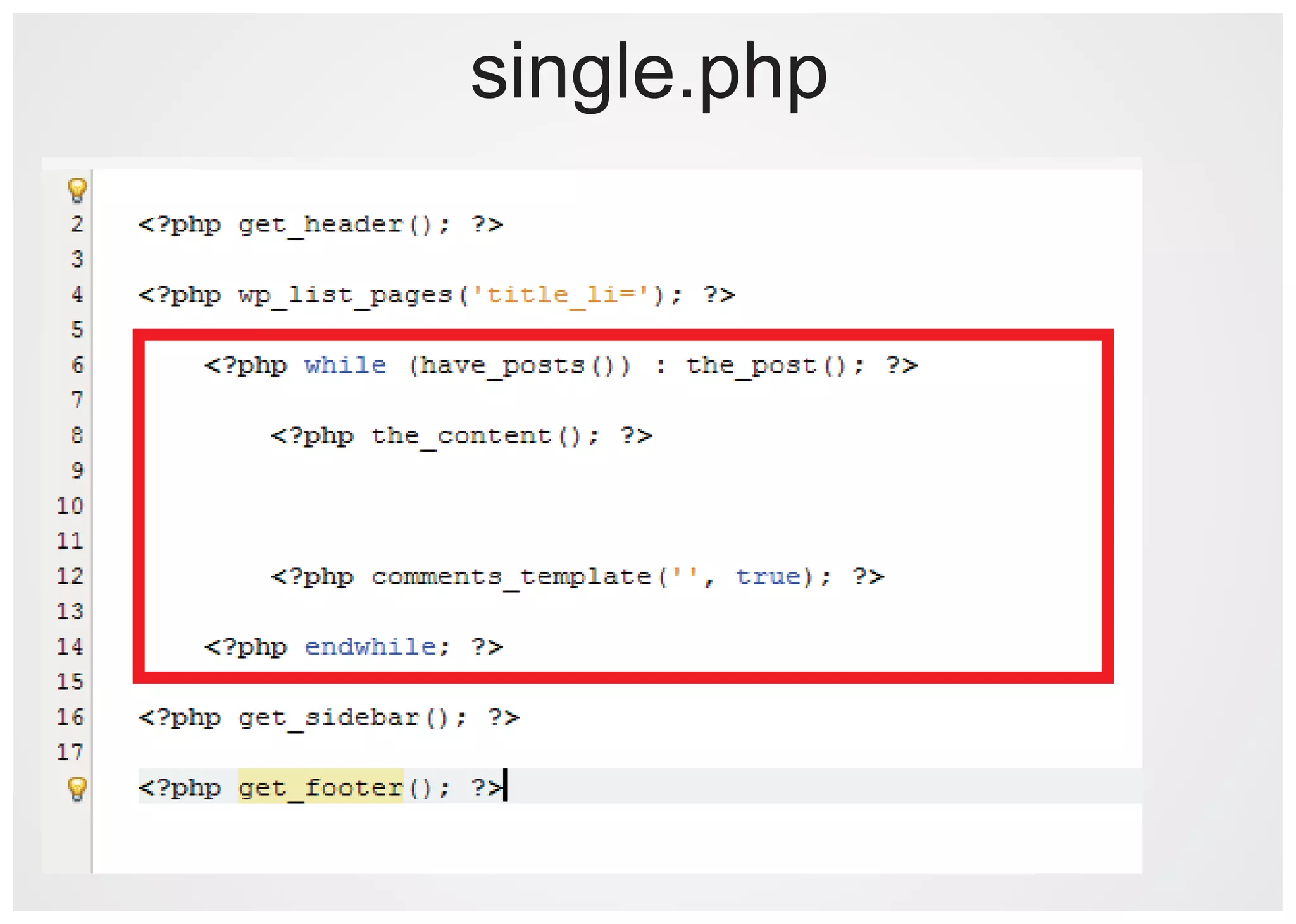 single.php
 