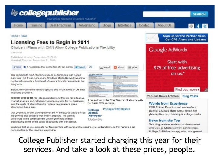 Wordpress Vs College Publisher A Fight To The Death Wordpress Vs College Publisher A Fight To The Death