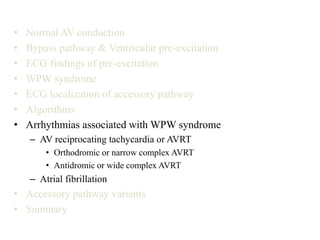 ECG localization of accessory pathways slideshare | PPTX