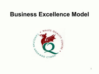 1
Business Excellence Model
 