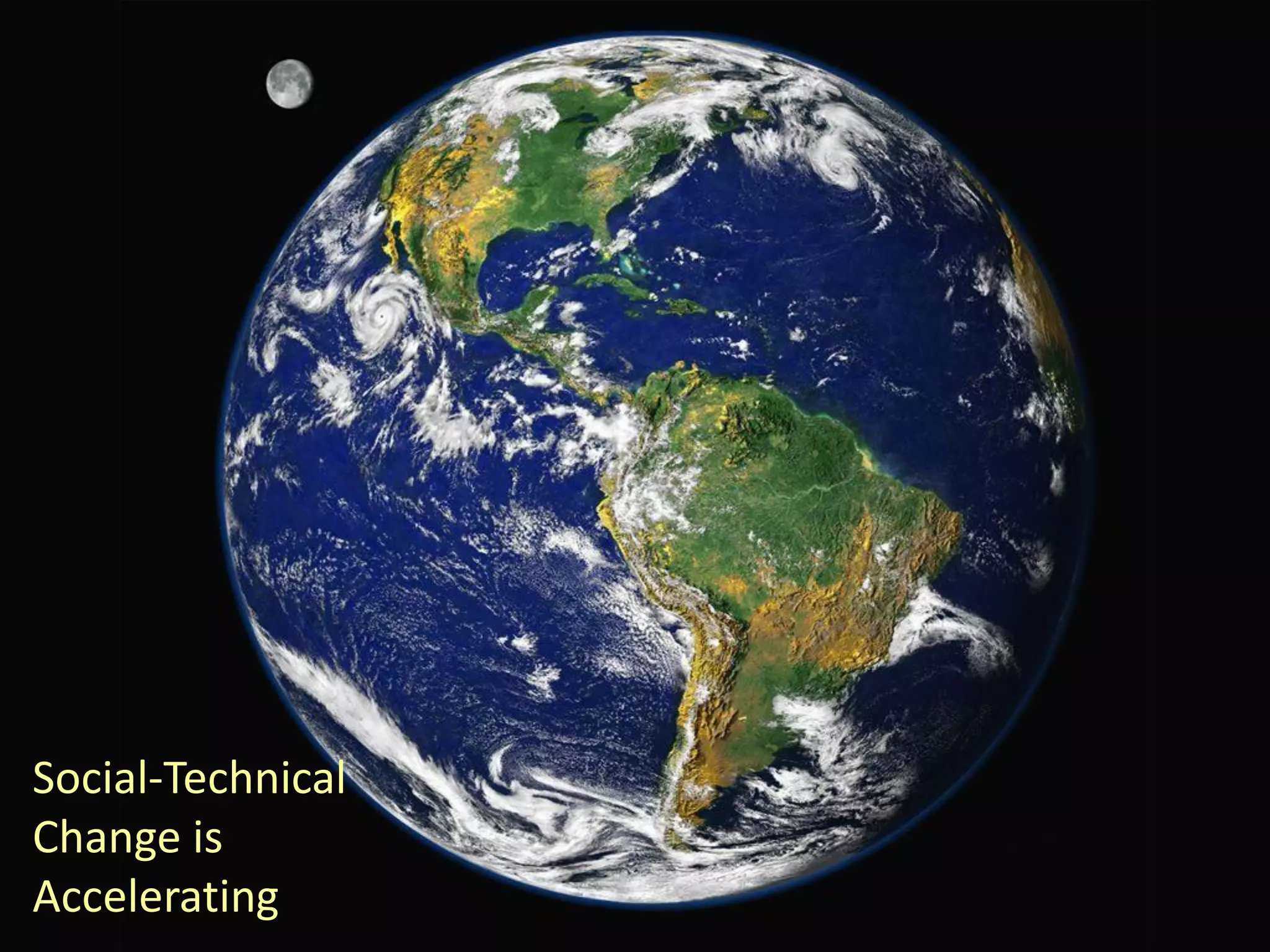 Social-Technical
Change is
Accelerating
 