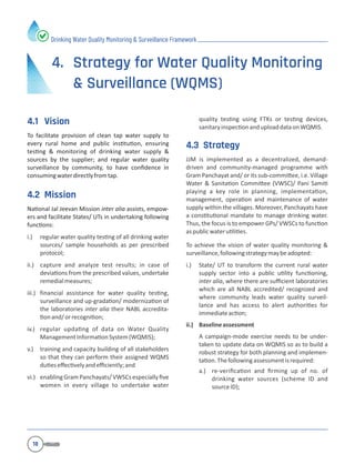 Drinking Water Quality Monitoring & Sur veillance F rame work | PDF