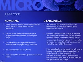 Indented Sample steriomicroscope. Microscopy in forensics pptx | PPTX