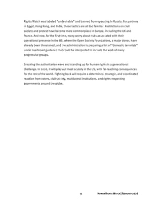Human Rights Watch Full Report Year 2026 | PDF