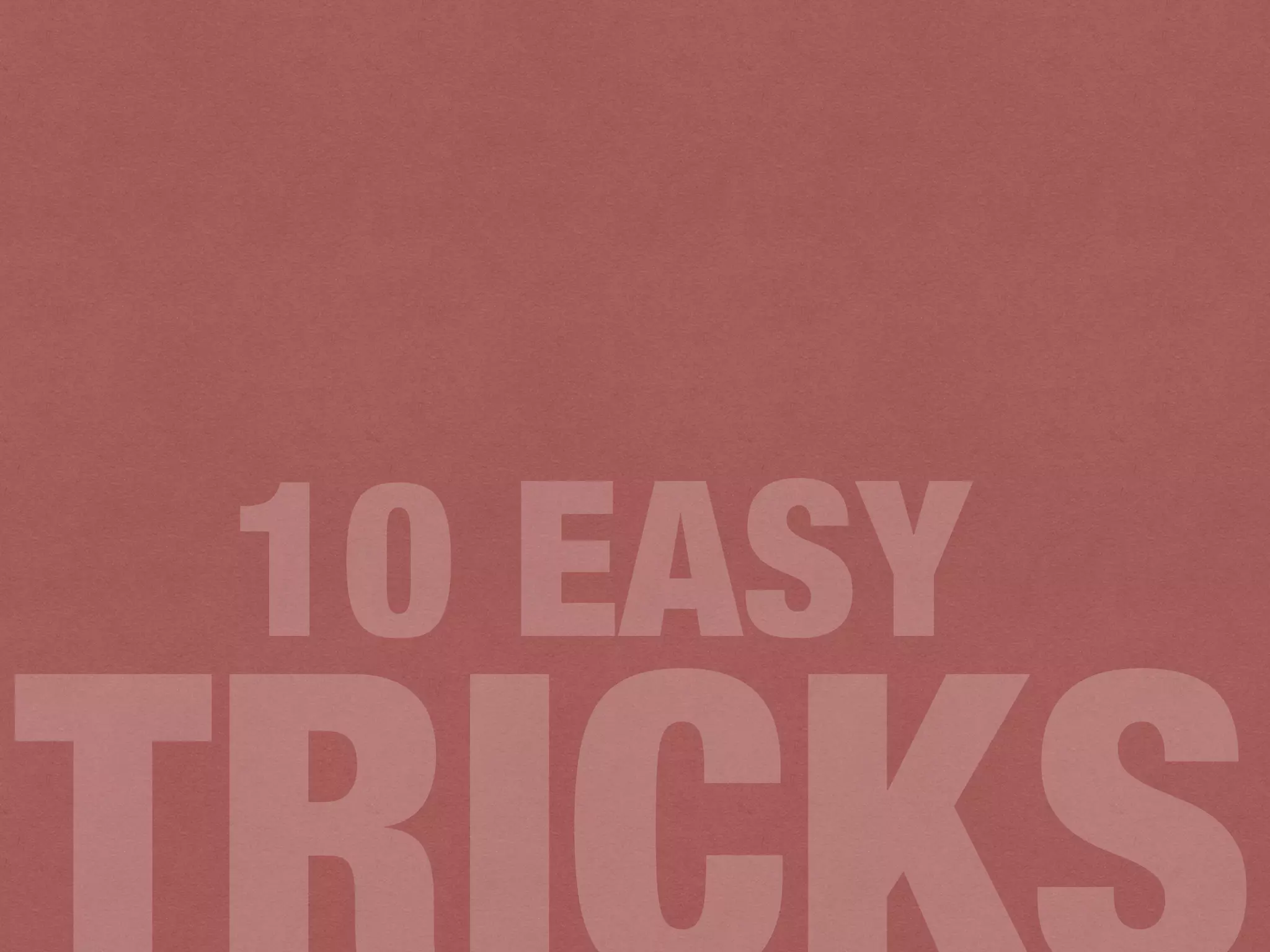 10 EASY
 