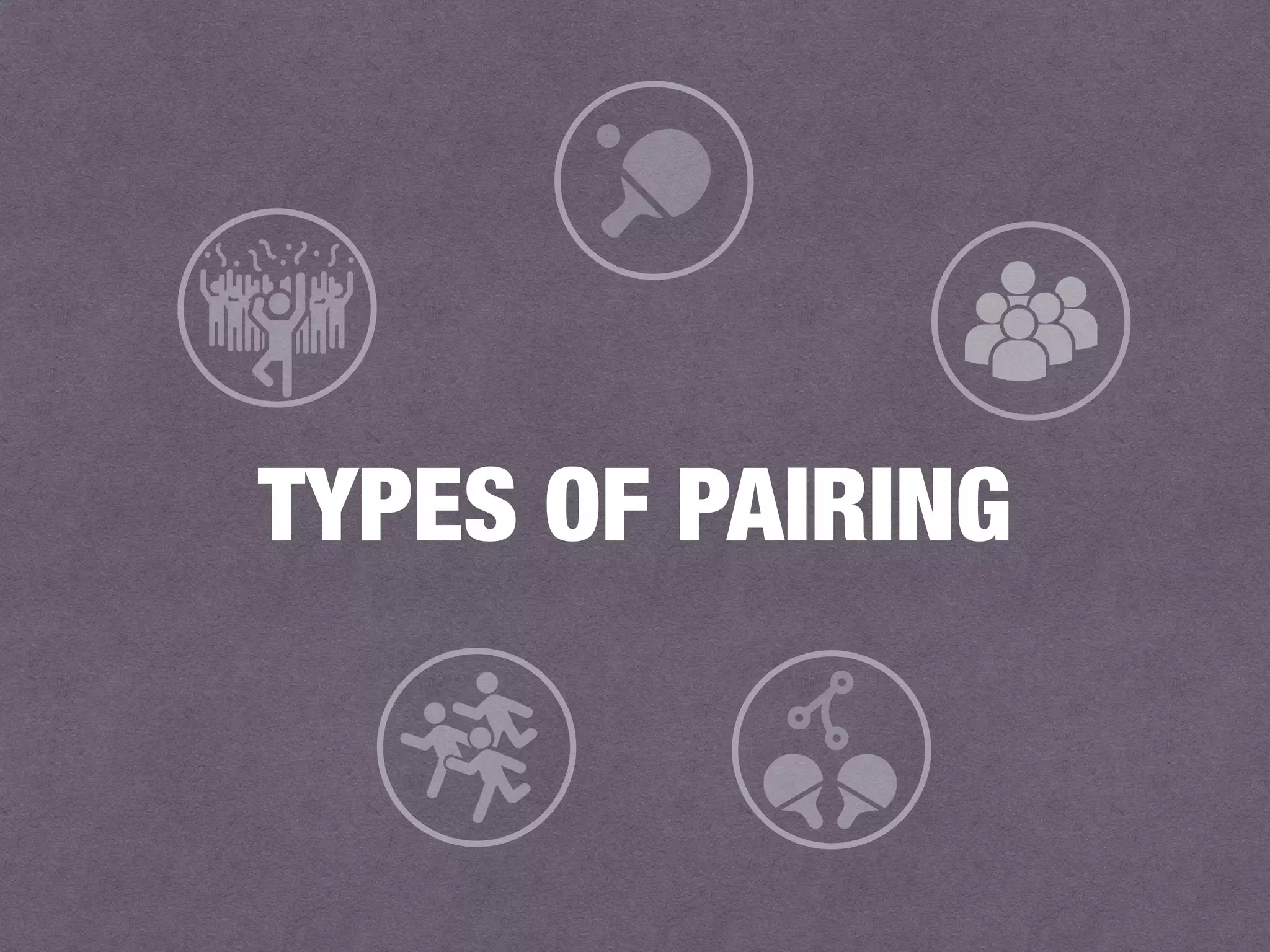 TYPES OF PAIRING
 