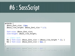 Wrangling the CSS Beast  with Sass Slide 57