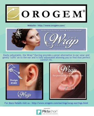 Wrap Earrings for Women | Orogem