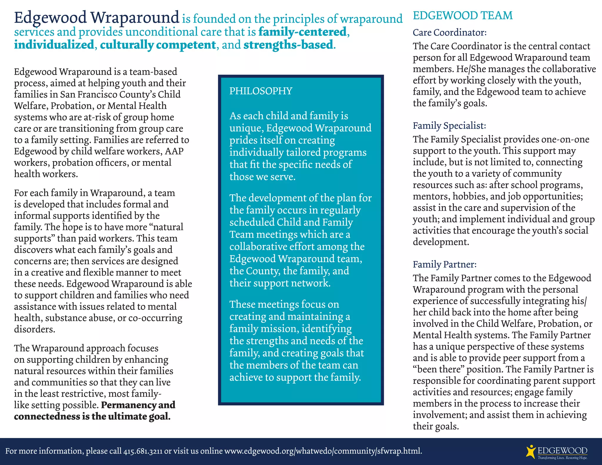 Wraparound Program Posters Wrap brochure | PDF