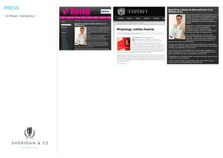 PRESS
1 A1 Retail 2 Semperey 3
 