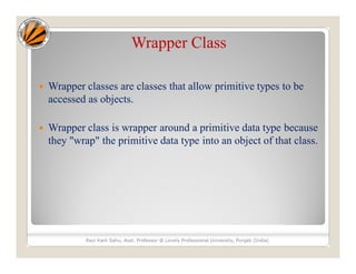 Wrapper classes | PDF | Programming Languages | Computing