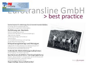 Viktor Wratschko Geschäftsführer Eurotransline Int. Speditions-Gmbh. Präsentation allgemein