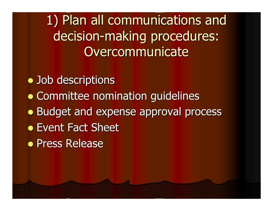  special events management 