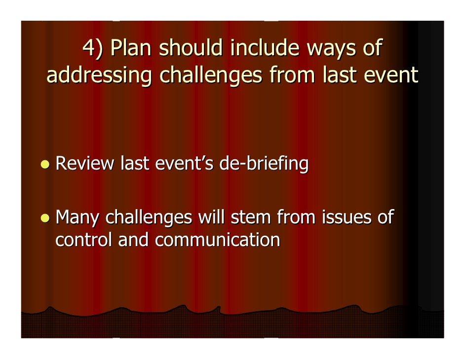  special events management 