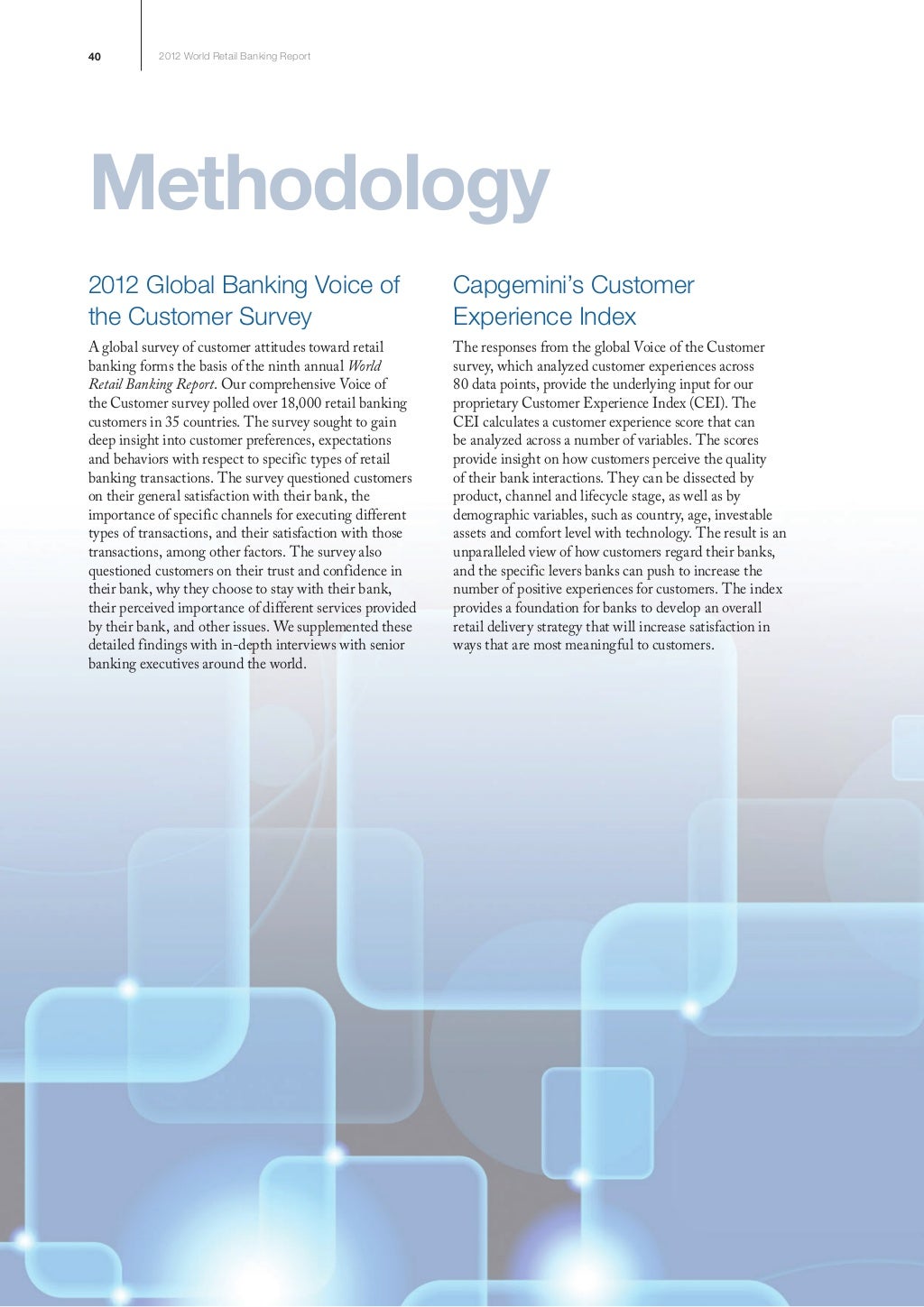 World Retail Banking Report 2012