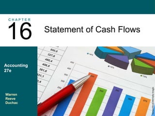 Warren
Reeve
Duchac
Accounting
27e
Statement of Cash Flows
16
C H A P T E R
human/iStock/360/Getty
Images
 