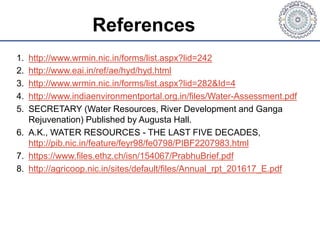 Water resources development in india. | PPTX