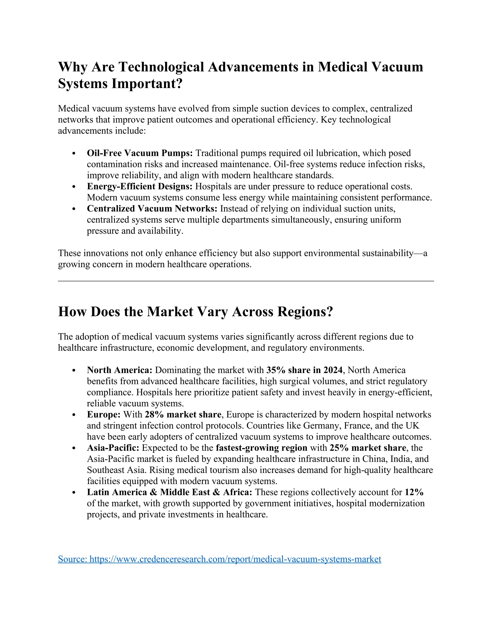 How Are Medical Vacuum Systems Shaping the Future of Healthcare Across ...